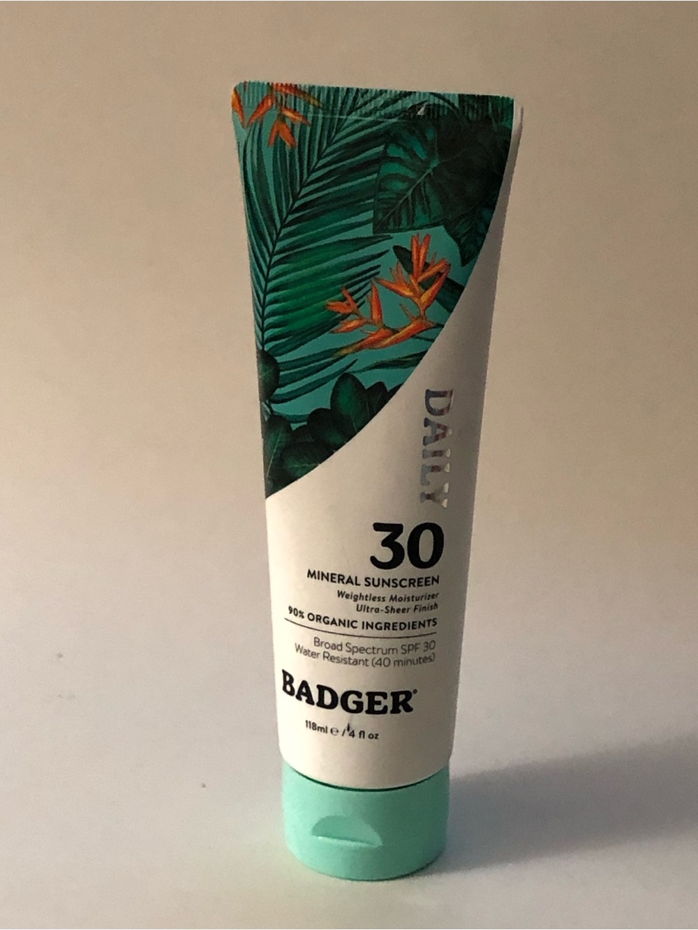 Badger Daily Mineral Sunscreen Broad Spectrum SPF 30